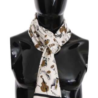 Dolce & Gabbana - Silk Striped Cannes Jet'aime Scarf