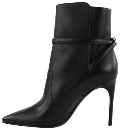 Off-White - Black Calfskin Women's Ankle Boot