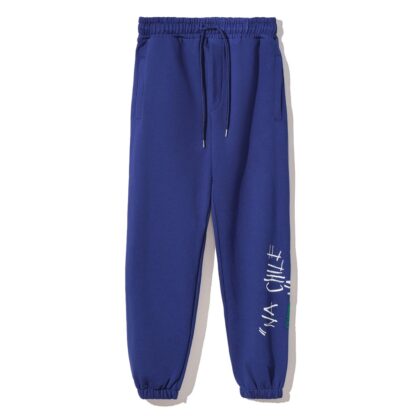 Comme Des Fuckdown - Blue Cotton Men Sweatpant