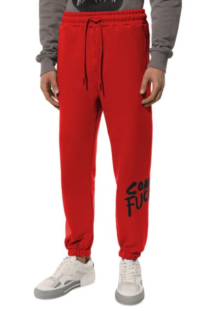 Comme Des Fuckdown - Pink Cotton Men Sweatpant