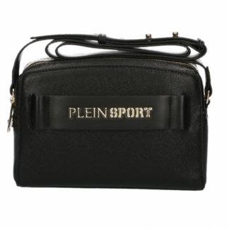 Plein Sport - Chic White Crossbody Flap Bag with Logo Detail