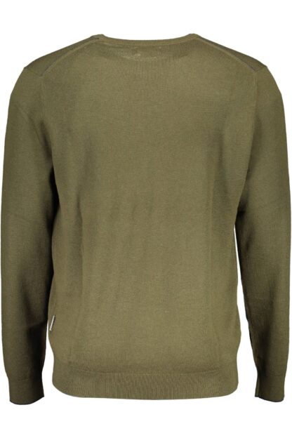 Napapijri - Green Wool Men Sweater