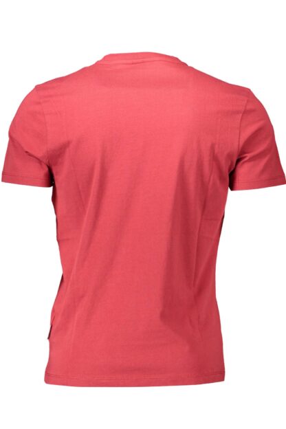 Napapijri - Red Cotton Men T-Shirt