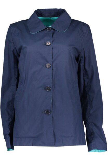 Gant - Blue Cotton Women Jacket