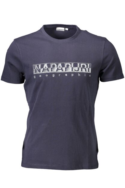 Napapijri - Blue Cotton Men T-Shirt