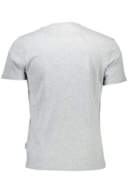 Napapijri - Gray Cotton Men T-Shirt