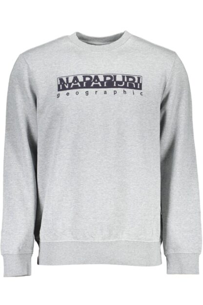 Napapijri - Gray Cotton Men Sweater