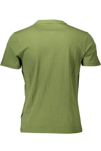 Napapijri - Green Cotton Men T-Shirt