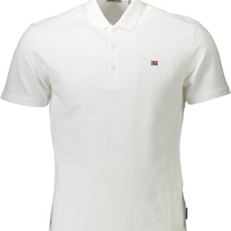 Napapijri - White Cotton Men Polo Shirt