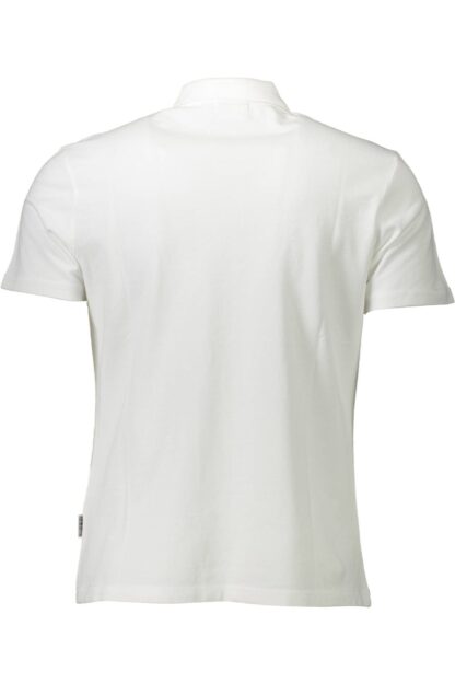 Napapijri - White Cotton Men Polo Shirt