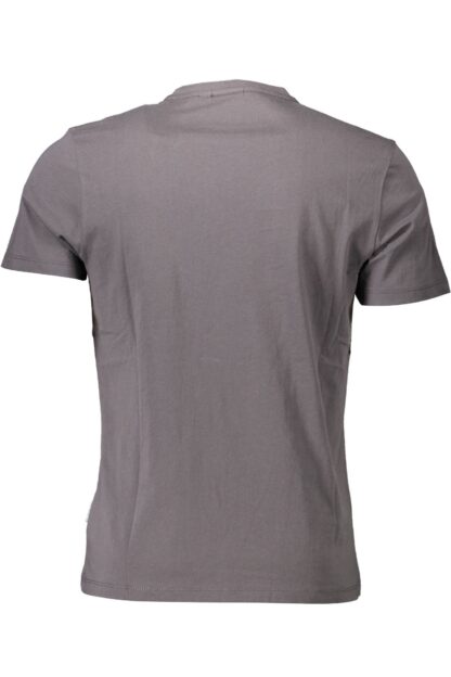 Napapijri - Gray Cotton Men T-Shirt