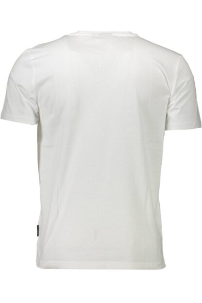 Napapijri - White Cotton Men T-Shirt