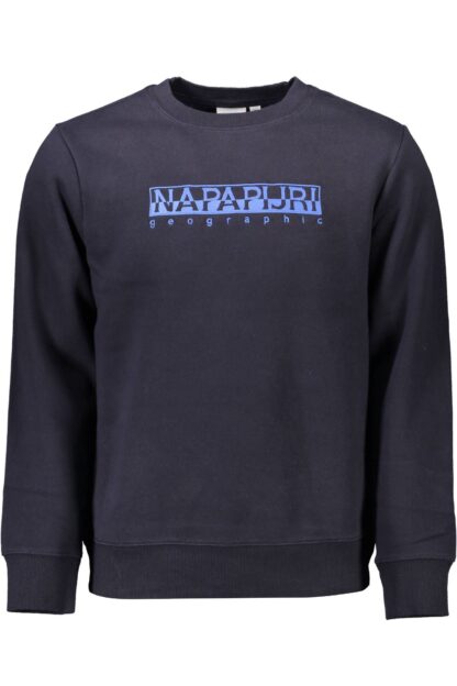 Napapijri - Blue Organic Cotton Men Sweater