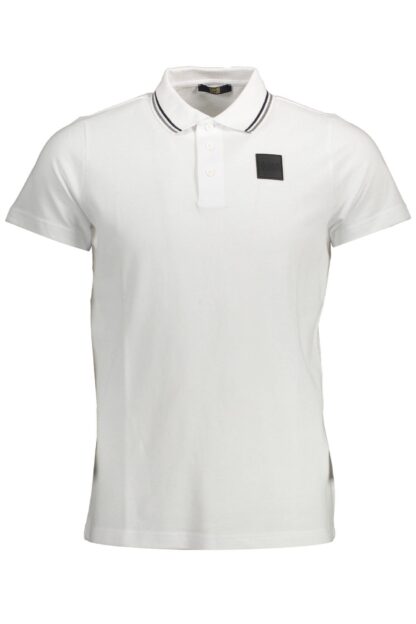 Cavalli Class - White Cotton Men Polo Shirt