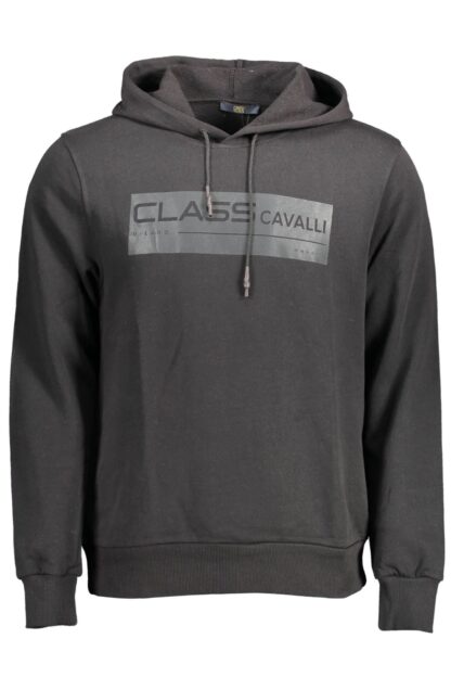 Cavalli Class - Black Cotton Men Sweater