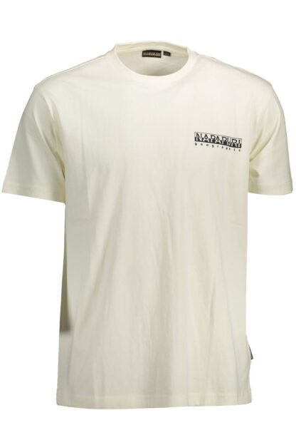 Napapijri - White Cotton Men T-Shirt