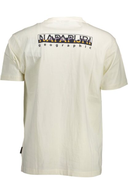 Napapijri - White Cotton Men T-Shirt