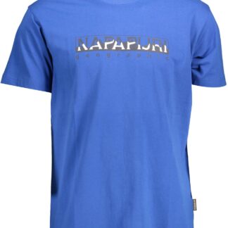 Napapijri - Blue Cotton Men T-Shirt