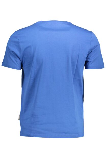 Napapijri - Blue Cotton Men T-Shirt