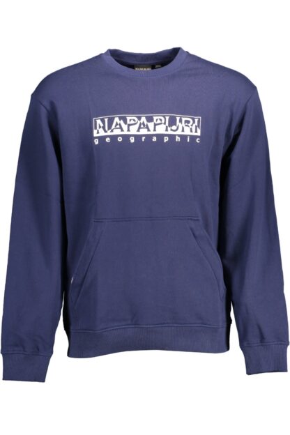 Napapijri - Blue Cotton Men Sweater