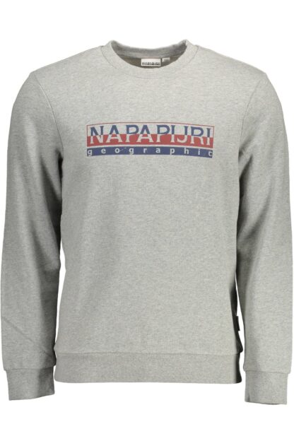 Napapijri - Gray Cotton Men Sweater