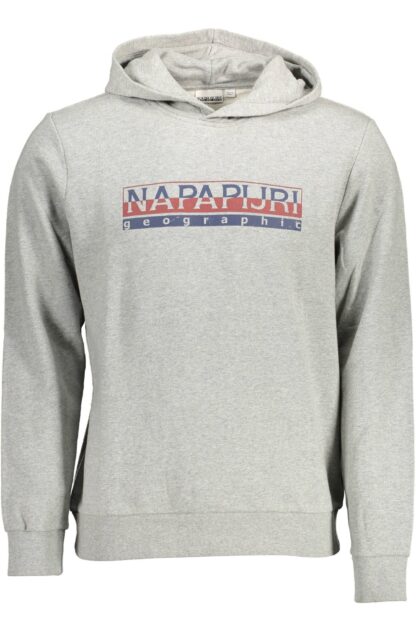 Napapijri - Gray Cotton Men Sweater