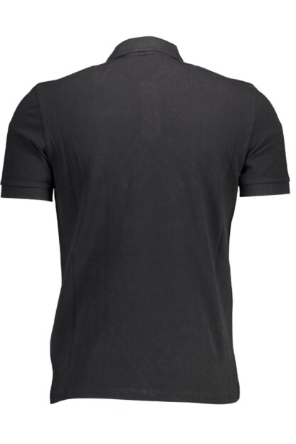 Napapijri - Black Cotton Men Polo Shirt