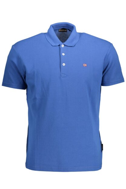 Napapijri - Blue Cotton Men Polo