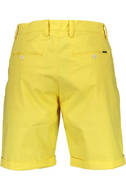 Gant - Yellow Cotton Men Bermuda