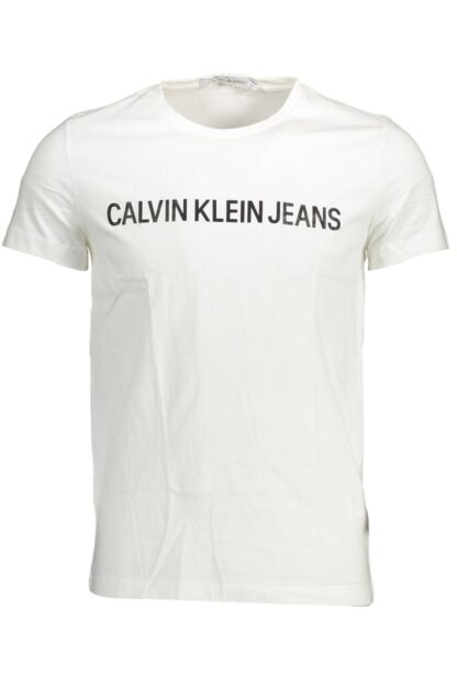 Calvin Klein - White Cotton Men T-Shirt