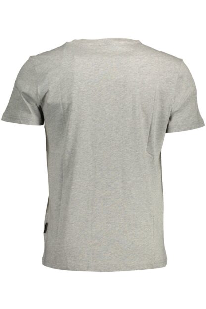 Napapijri - Gray Cotton Men T-Shirt