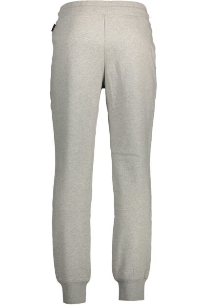 Napapijri - Gray Cotton Men Sports Trousers