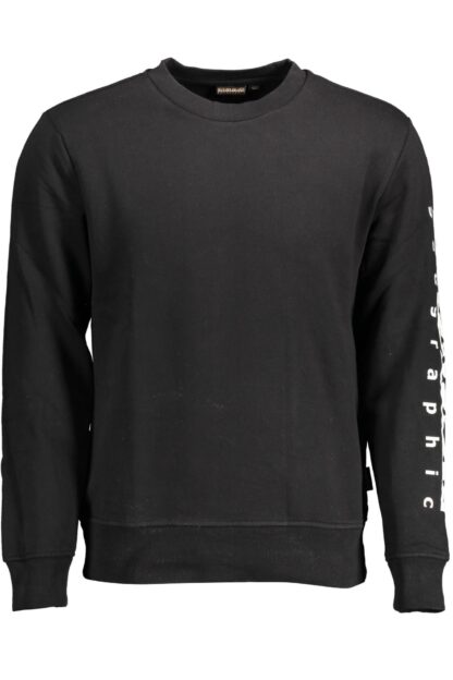 Napapijri - Black Cotton Men Sweater