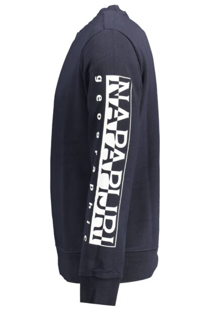 Napapijri - Blue Cotton Men Sweater