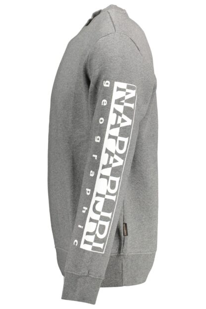 Napapijri - Gray Cotton Men Sweater