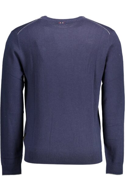 Napapijri - Blue Wool Men Sweater