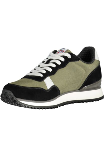 Napapijri - Green Polyester Men Sneaker