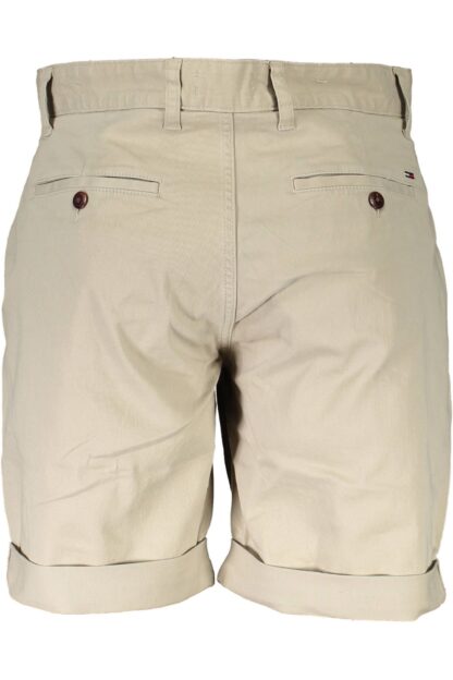 Tommy Hilfiger - Beige Cotton Men Bermuda Jean