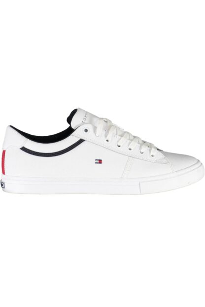 Tommy Hilfiger - White Polyester Mens Sneaker