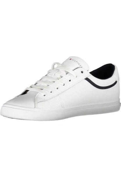 Tommy Hilfiger - White Polyester Mens Sneaker