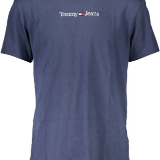 Tommy Hilfiger - Blue Cotton Men T-Shirt