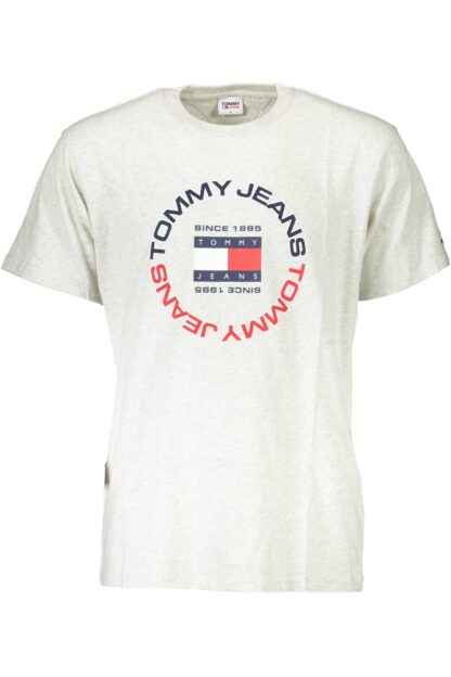 Tommy Hilfiger - Gray Cotton Men T-Shirt