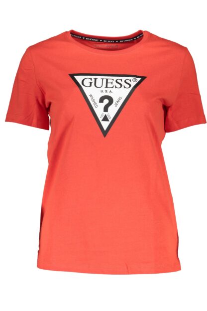 Guess Jeans - Red Cotton Women T-Shirt