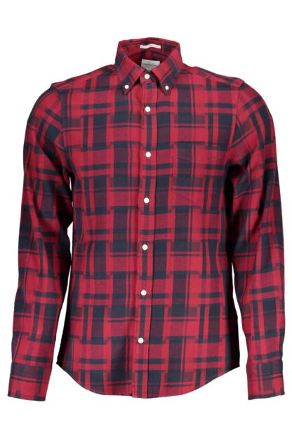 Gant - Red Cotton Men Shirt