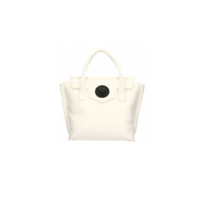 Plein Sport - Elegant White Handbag with Magnetic Closure