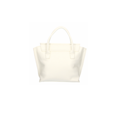 Plein Sport - Elegant White Handbag with Magnetic Closure