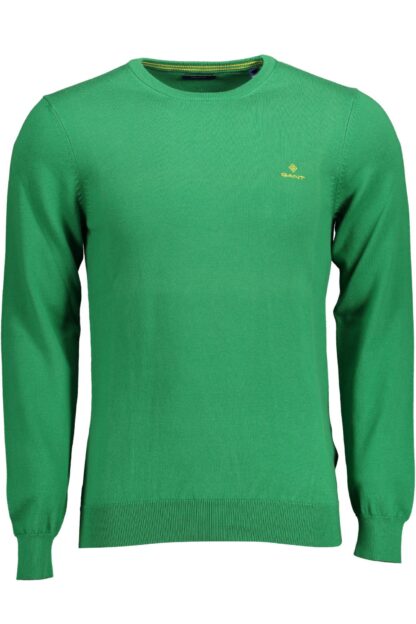 Gant - Green Cotton Men Sweater