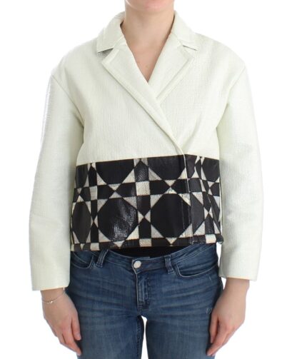 Andrea Pompilio - Exclusive Black & White Leather Jacket