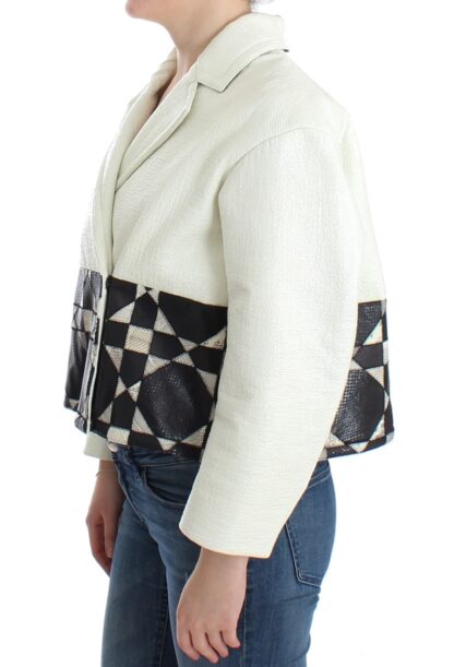 Andrea Pompilio - Exclusive Black & White Leather Jacket