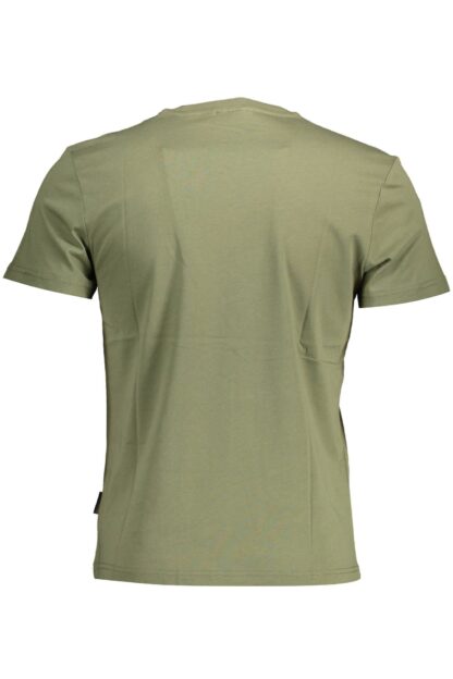 Napapijri - Green Cotton Men T-Shirt